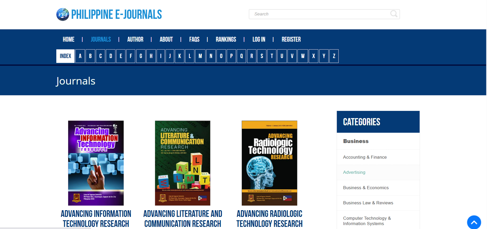 Philippine E-Journals